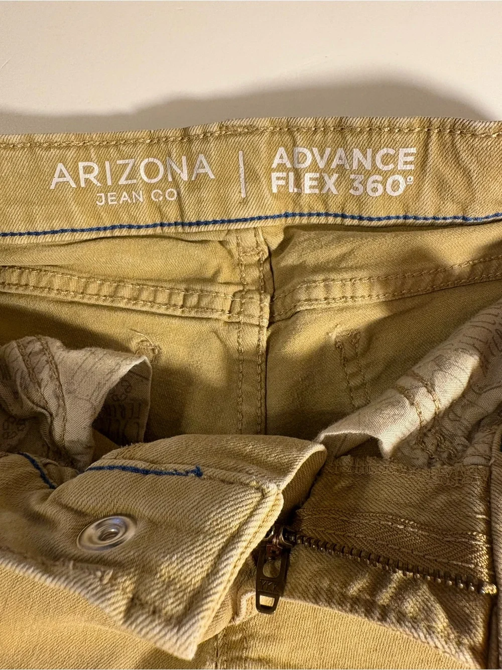 Arizona kids tan jeans size 6 regular